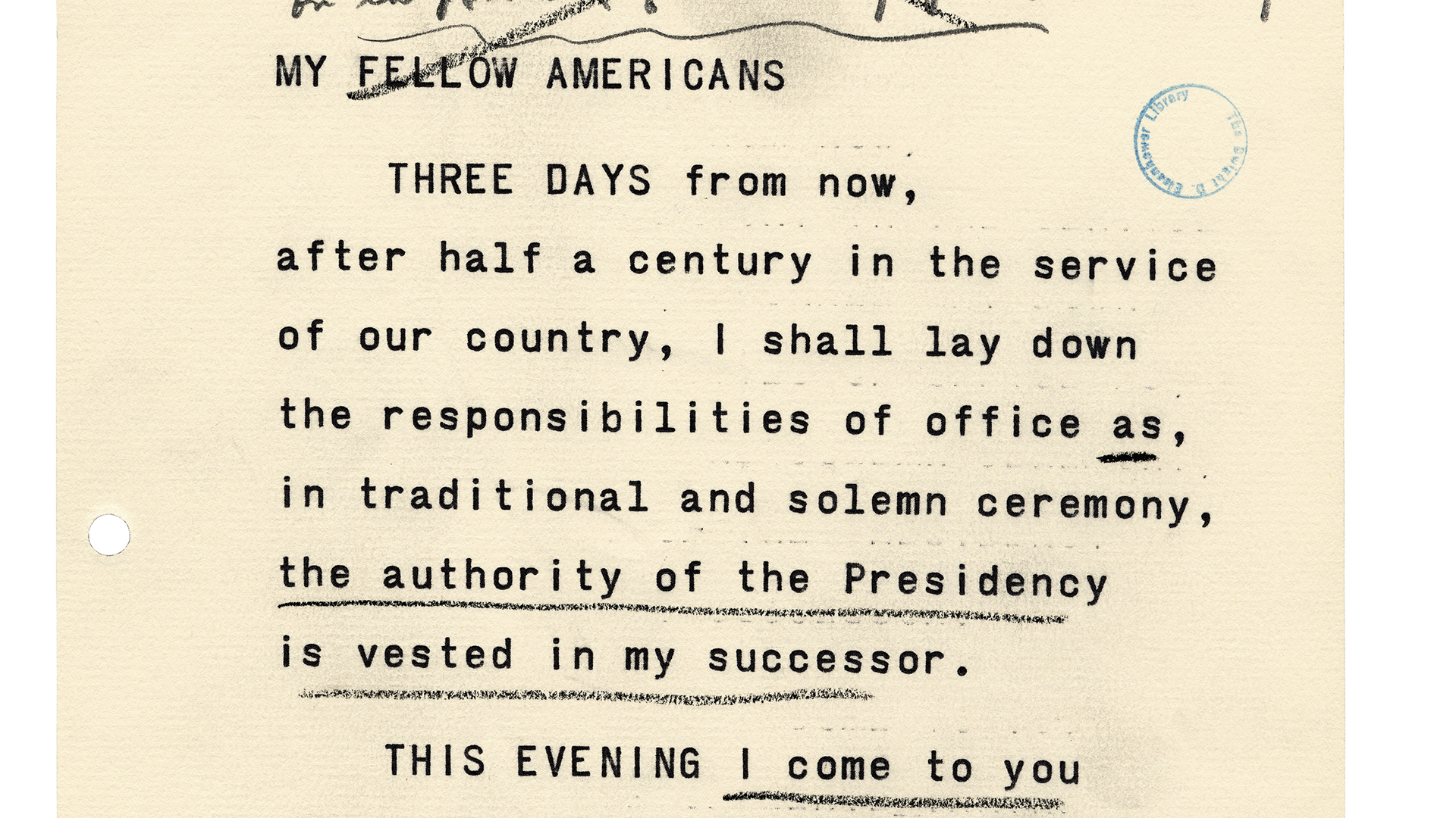 President Dwight D. Eisenhower's Farewell Address (1961) and Resource  Materials | PBS LearningMedia, image size:1920x1080