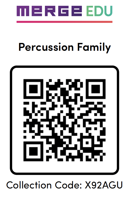 QR Code 3D Percussion Family