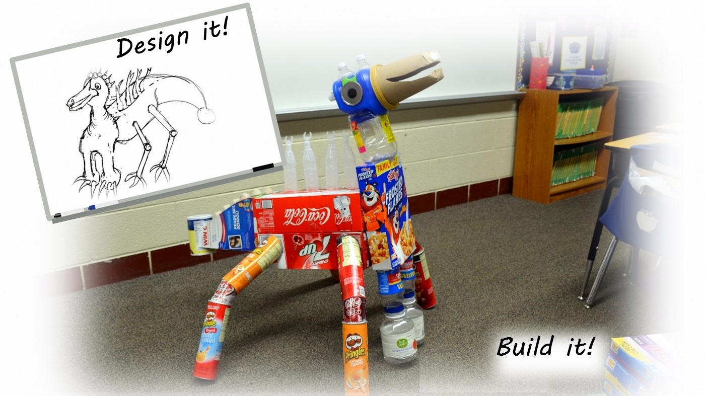 Environmental: Recycle (Design it… Build it! Activity Idea) | Art Basics  with Dick Termes: Drawing | PBS LearningMedia, image size:1400x787